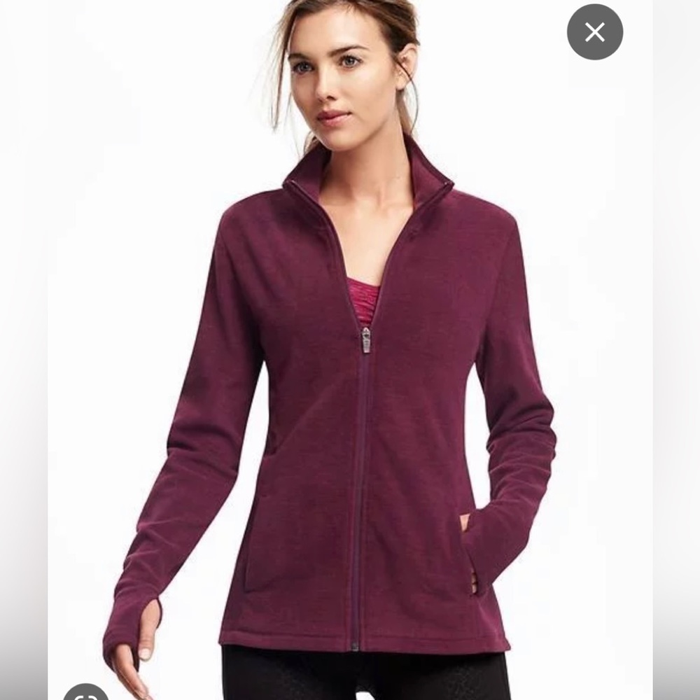 NWT Old Navy Go-Warm Performance Fleece Full-Zip Jacket